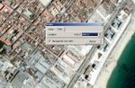 Distance between our place and the beach calculated by Google Earth